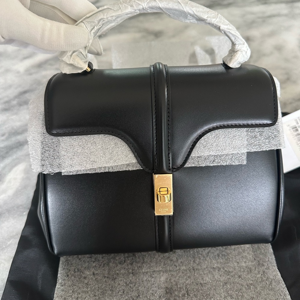 Celine Mini 16 in Satinated Calfskin - Picture 11 of 16